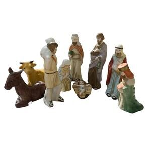 Vintage nativity scene, creche